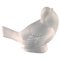 Bird in Clear Frosted Art Glass from Lalique 1