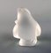 Bird in Clear Frosted Art Glass from Lalique, Image 2