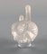 Swan Figures in Clear Frosted Art Glass from Lalique, Set of 2, Image 3