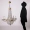 Empire Revival Chandelier in Glass, 20th-Century 2