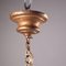 Lámpara de araña de hierro dorado, siglo XX, Imagen 6
