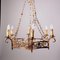 Gilt Iron Chandelier, 20th Century, Image 3