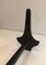 Modernist Cast Iron and Iron Andirons, 1950s, Set of 2, Image 7