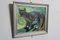 Mid-20th-Century Cat Oil Painting 2