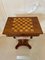 Early 19th-Century William IV Rosewood Chess Top Sewing Table 5