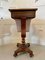 Early 19th-Century William IV Rosewood Chess Top Sewing Table, Image 3