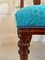 Antique Victorian Mahogany Carved Nursing or Dressing Table Chair 9