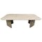 Vintage White Marble Coffee Table 1