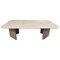 Vintage White Marble Coffee Table, Image 1