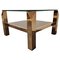Vintage 23kt Coffee Table from Belgochrom, Image 1