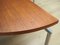 Danish Teak Semicircular Table from Bent Krogh, 1970s, Image 15