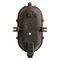 Mid-Century Cast Iron & Glass Sconce from Industria Rotterdam, Image 4