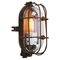 Mid-Century Cast Iron & Glass Sconce from Industria Rotterdam 1
