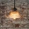 Mid-Century Industrial Glass Ceiling Lamp 5