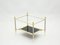 Neoclassical Brass & Black Glass End Tables from Maison Jansen, 1970s, Set of 2 14