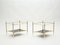 Neoclassical Brass & Black Glass End Tables from Maison Jansen, 1970s, Set of 2 9