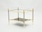 Neoclassical Brass & Black Glass End Tables from Maison Jansen, 1970s, Set of 2 16