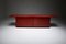 Red Lacquer Sideboard by Giotto Stoppino for for Acerbis, 1970s 1