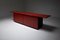 Red Lacquer Sideboard by Giotto Stoppino for for Acerbis, 1970s, Image 2