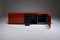 Red Lacquer Sideboard by Giotto Stoppino for for Acerbis, 1970s 6