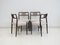 Rosewood 79 Dining Chairs by Niels Otto Møller for J.L. Møllers, 1960s, Set of 4 3