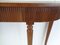 Italian Walnut Console Table with Hidden Drawer, 1956 9