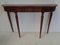 Italian Walnut Console Table with Hidden Drawer, 1956 1