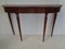 Italian Walnut Console Table with Hidden Drawer, 1956, Image 1