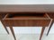 Italian Walnut Console Table with Hidden Drawer, 1956 4