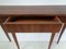 Italian Walnut Console Table with Hidden Drawer, 1956, Image 4