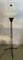 Lámpara de pie trípode italiana de vidrio opalino, años 50, Imagen 1