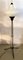 Lámpara de pie trípode italiana de vidrio opalino, años 50, Imagen 3