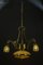 Viennese Jugendstil Adjustable Opaline Glass Chandelier, 1908 14