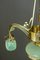 Viennese Jugendstil Adjustable Opaline Glass Chandelier, 1908, Image 27