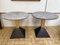 Tables d'Appoint en Granite et en Laiton, Italie, 1980s, Set de 2 1