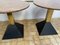 Tables d'Appoint en Granite et en Laiton, Italie, 1980s, Set de 2 3