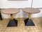 Italian Granite and Brass Side Tables, 1980s, Set of 2 1