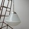 Lampada da soffitto grande Bauhaus in vetro opalino di Kandem, anni '20, Immagine 2