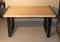 Italian Industrial Maple Dining Table from Officina di Ricerca, 1990s, Image 1