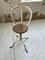 Antique Metal & Oak Swivel Chair by Simal, 1900s 10