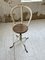 Antique Metal & Oak Swivel Chair by Simal, 1900s, Image 10