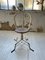 Antique Metal & Oak Swivel Chair by Simal, 1900s 8