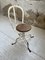 Antique Metal & Oak Swivel Chair by Simal, 1900s 3