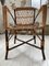 Wicker & Wood Side Chair, 1950s 7