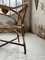 Chaise d'Appoint en Osier & Bois, 1950s 17