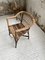 Wicker & Wood Side Chair, 1950s 6