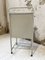 Industrial White Metal Nightstand, 1950s 11