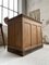 Antique Oak Credenza 11