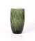 Handgefertigte schwedische Art Deco Vase aus grauem Glas 5