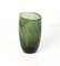 Handgefertigte schwedische Art Deco Vase aus grauem Glas 4